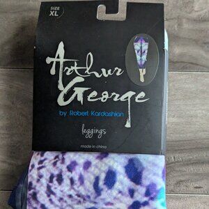 Arthur George Cozy Leggings – Purple Tie-Dye Print